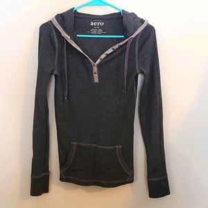 B1G1 free Aero thermal grey hoodie